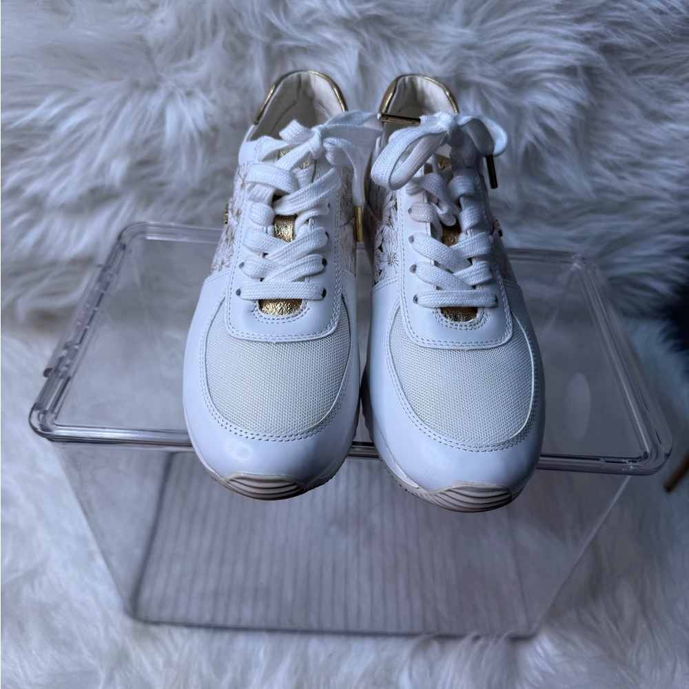 Michael Kors White and Gold Women Shoes